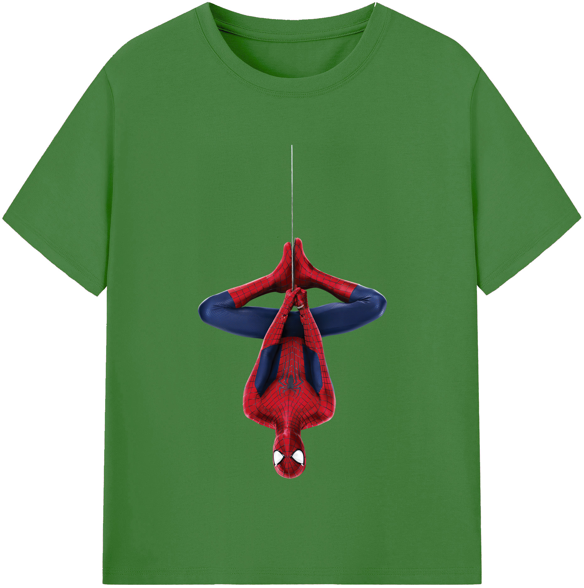 （画像用） Spider Man スパイダーマン レディースカジュアルプリントTシャツ（綿100％）